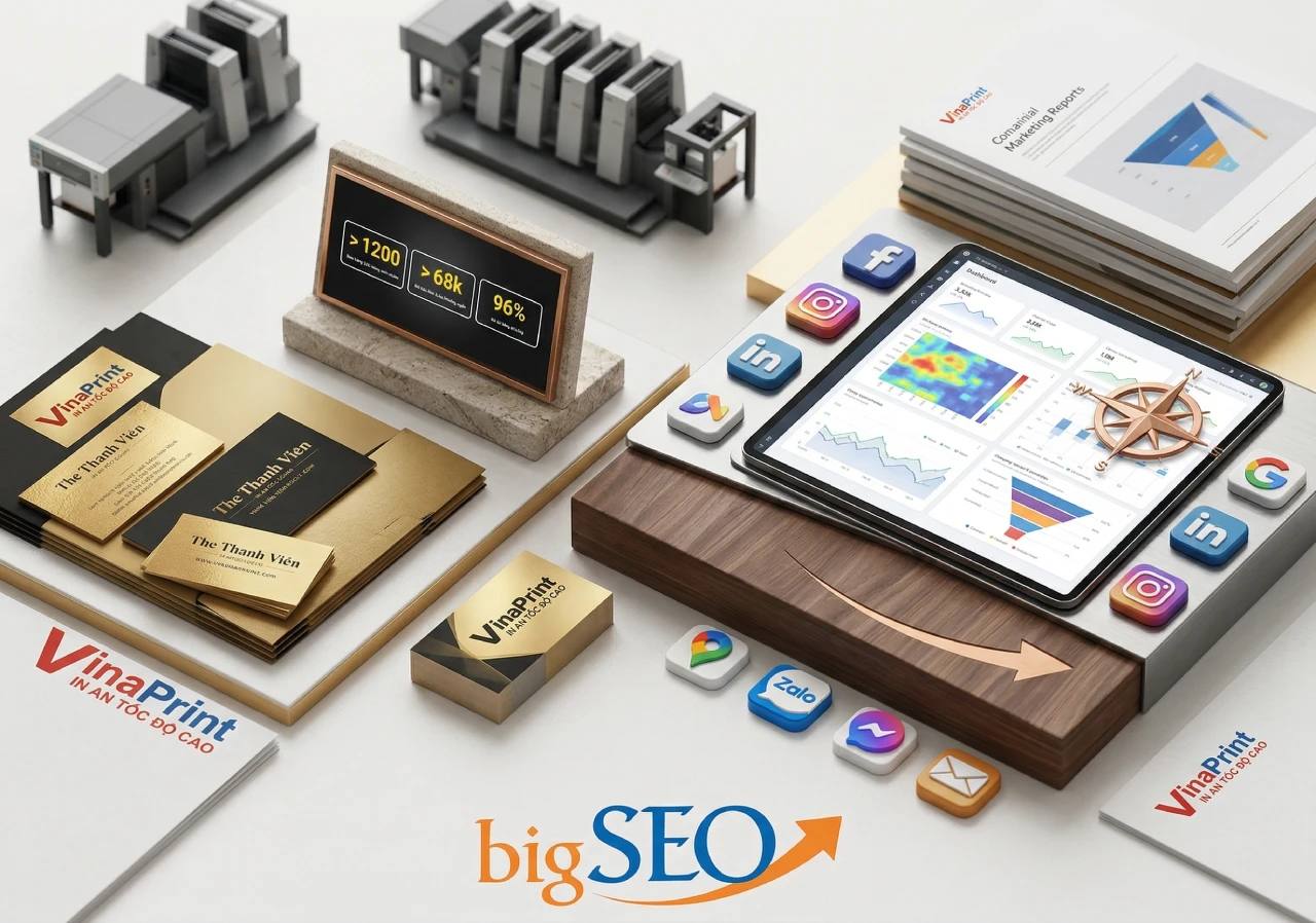 Dự án dịch vụ Marketing tổng thể cho công ty VinaPrint