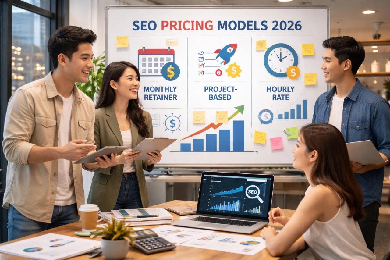 Các mô hình báo giá SEO phổ biến 2026