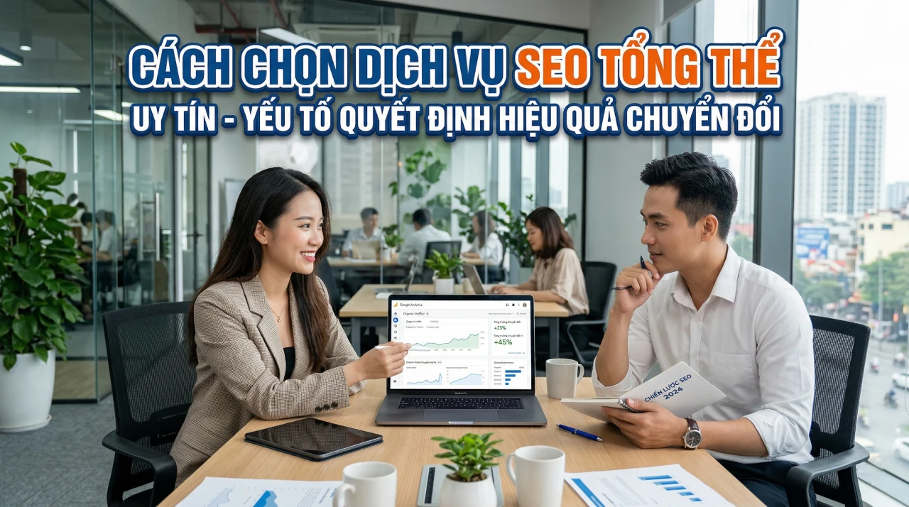 Cách chọn dịch vụ SEO tổng thể uy tín - Yếu tố quyết định hiệu quả chuyển đổi