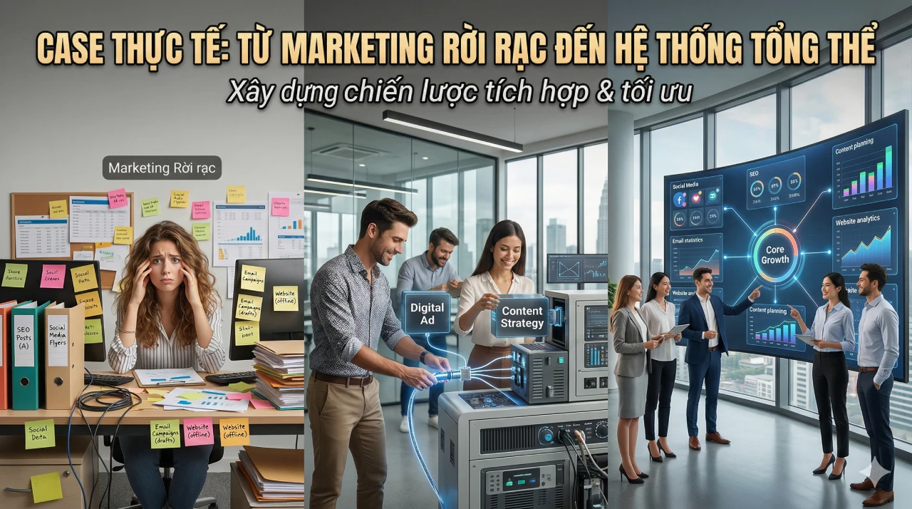 Case thực tế Từ marketing rời rạc đến hệ thống tổng thể