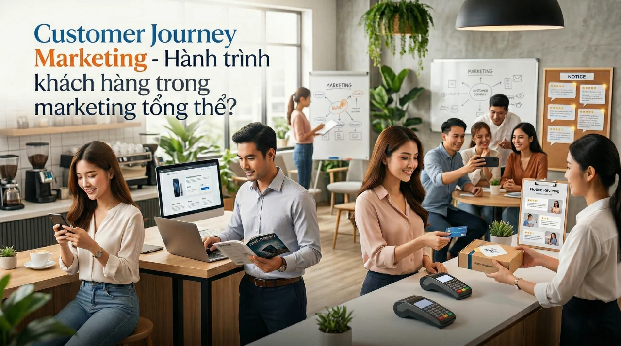 Customer Journey Marketing - Hành trình khách hàng trong marketing tổng thể