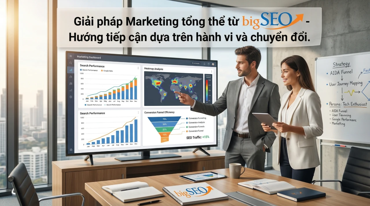 Giải pháp Marketing tổng thể từ BIGSEO - Hướng tiếp cận dựa trên hành vi và chuyển đổi