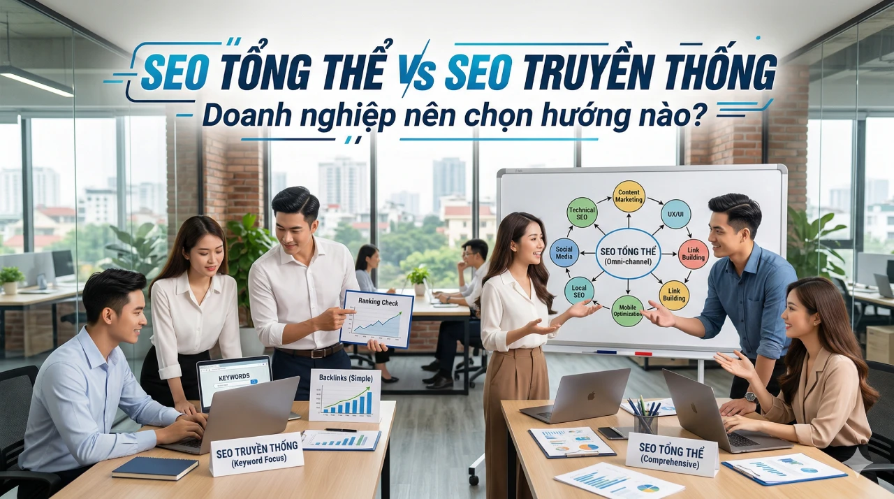 SEO tổng thể vs SEO truyền thống - Doanh nghiệp nên chọn hướng nào