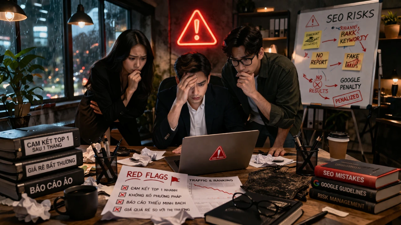 Sai lầm khi chọn dịch vụ SEO - Những rủi ro doanh nghiệp cần tránh