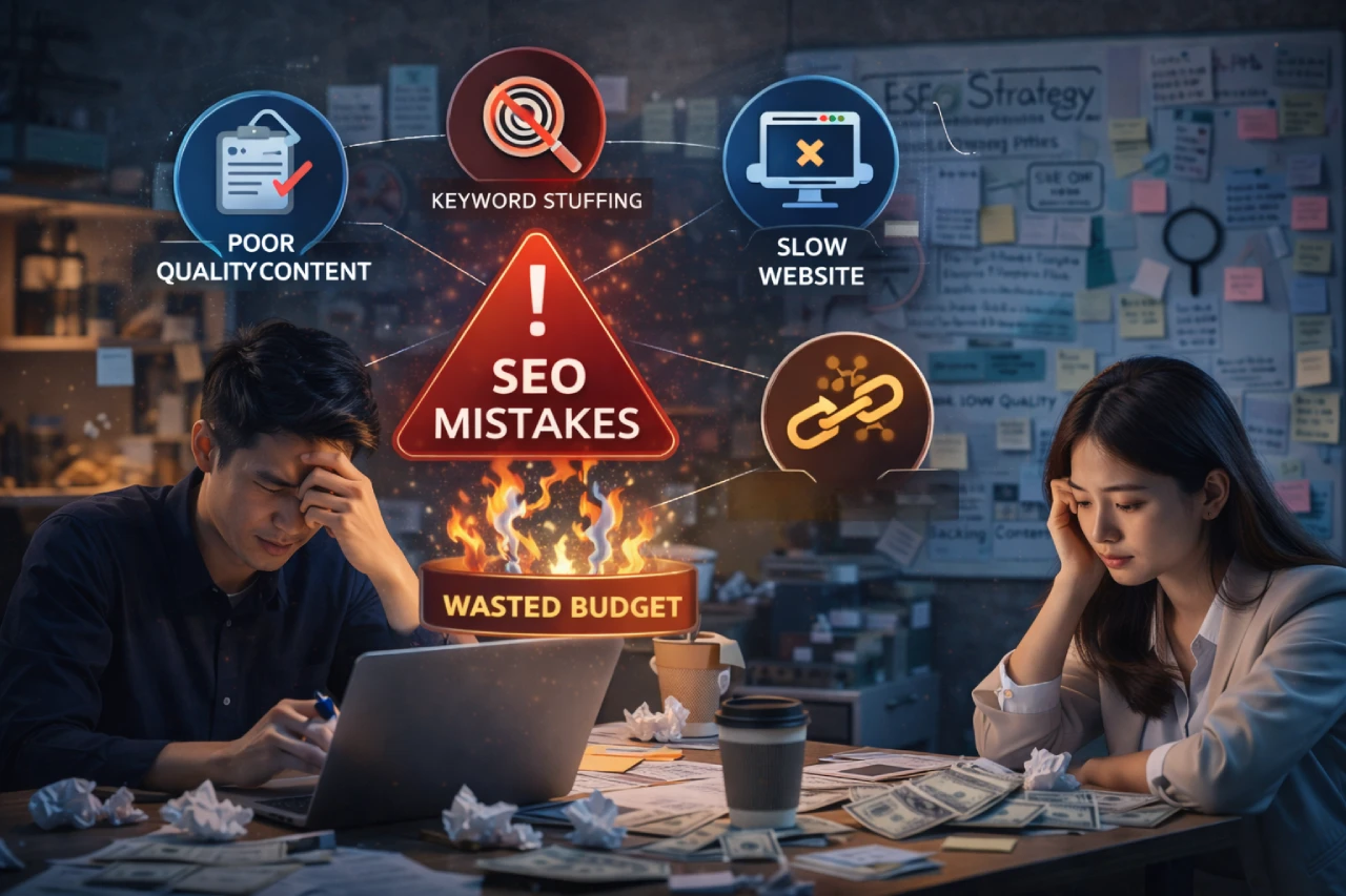 Sai lầm phổ biến khi làm SEO - Những điều cần tránh để không lãng phí ngân sách