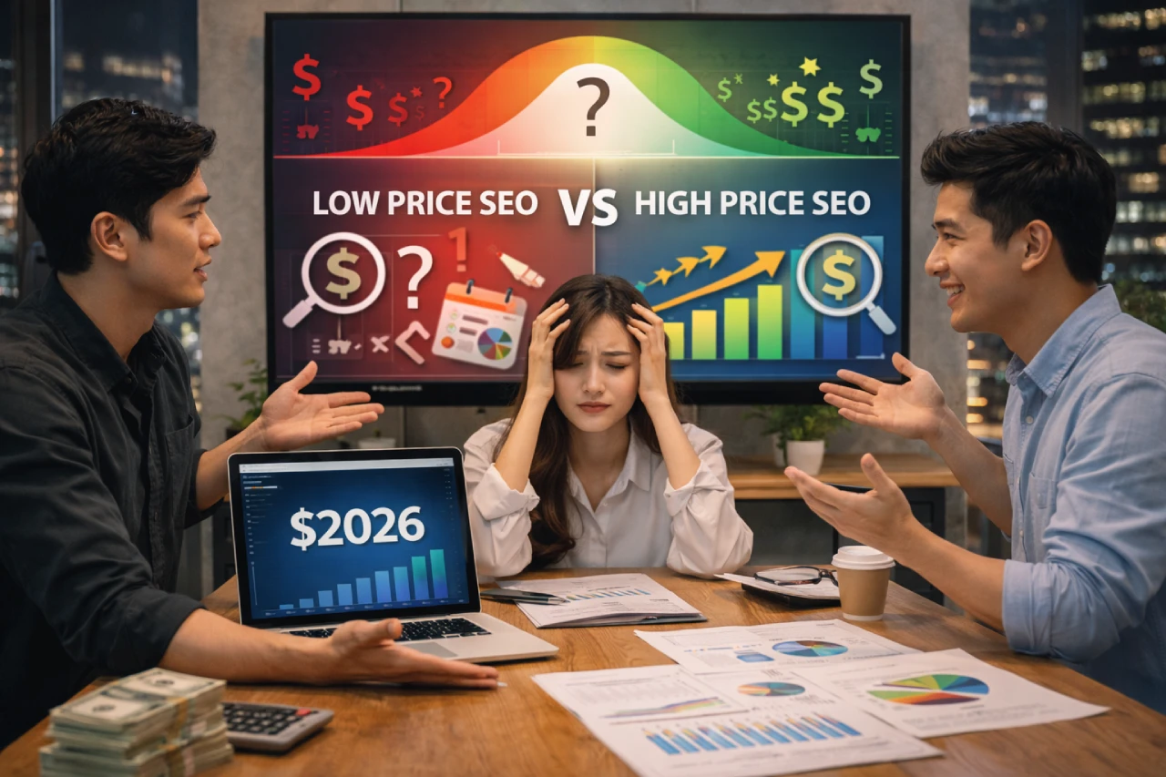 Vì sao giá SEO chênh lệch lớn Hiểu đúng để tránh chọn sai