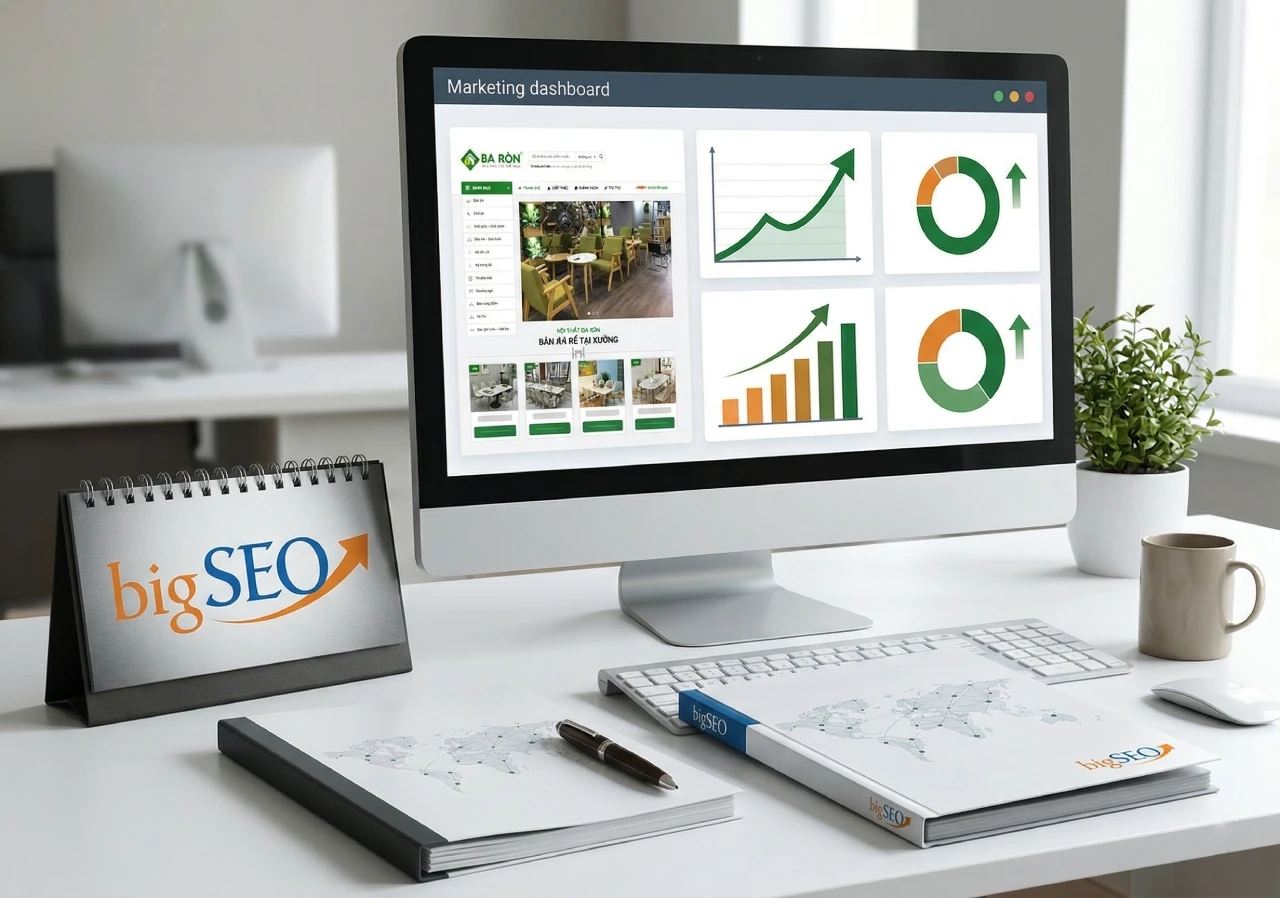 Dự án dịch vụ SEO tổng thể, dịch vụ Marketing tổng thể - Ba Ròn