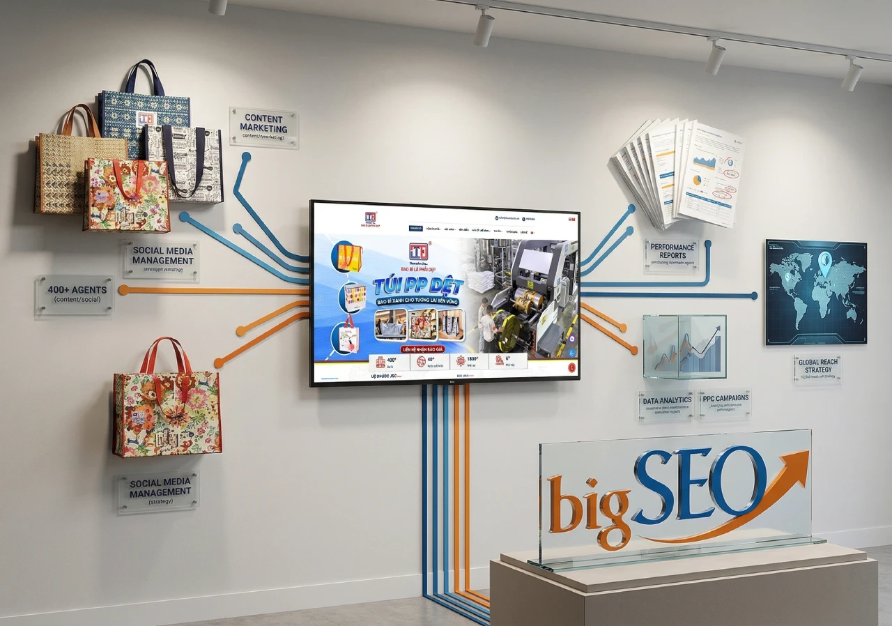 Dự án dịch vụ SEO tổng thể, dịch vụ Marketing tổng thể - Thuận Đức JSC